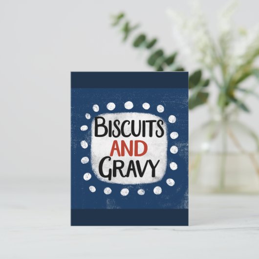 Carte postale Biscuits Et Sauce (Debout devant)