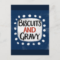 Carte postale Biscuits Et Sauce