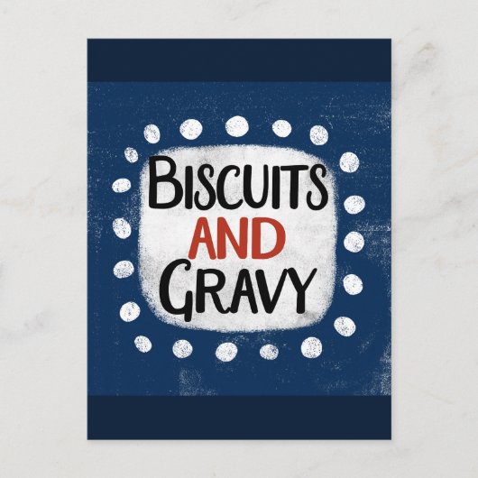 Carte postale Biscuits Et Sauce (Devant)