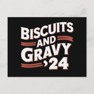 Carte Postale Biscuits Gravy 2024 Élections présidentielles nour