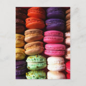 Carte Postale biscuits macaron (Devant)