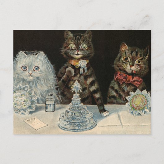 Carte Postale Biscuits Mellin's Food par Louis Wain (Devant)