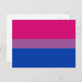 Carte Postale Bisexual pride (Devant / Derrière)