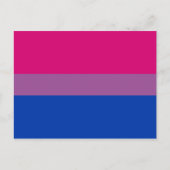 Carte Postale Bisexual pride (Devant)
