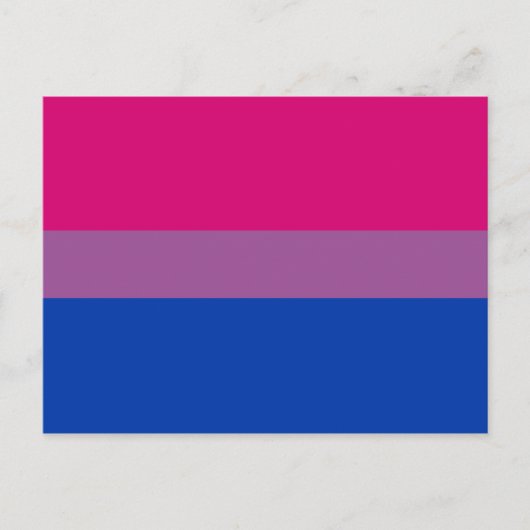 Carte Postale Bisexual pride (Devant)
