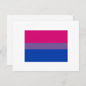 Carte Postale Bisexual pride (Devant / Derrière)