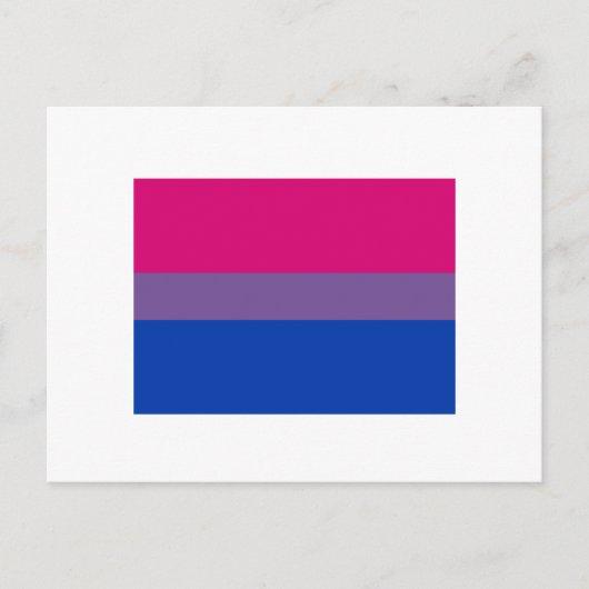 Carte Postale Bisexual pride (Devant)