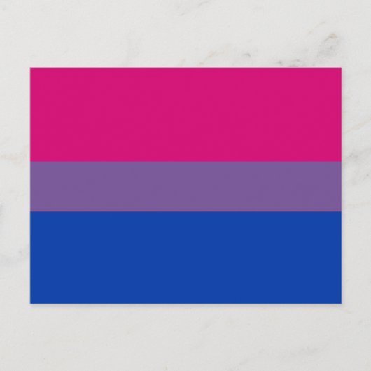 Carte Postale Bisexual pride (Devant)