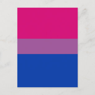 Carte Postale Bisexual pride