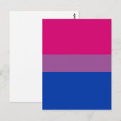 Carte Postale Bisexual pride (Devant / Derrière)