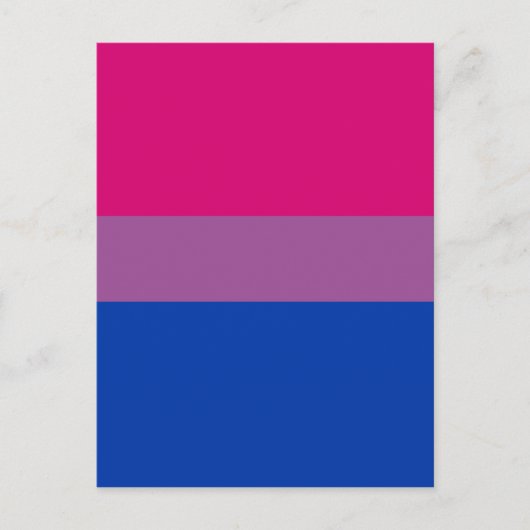 Carte Postale Bisexual pride (Devant)