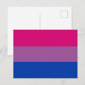 Carte Postale Bisexual pride (Devant / Derrière)