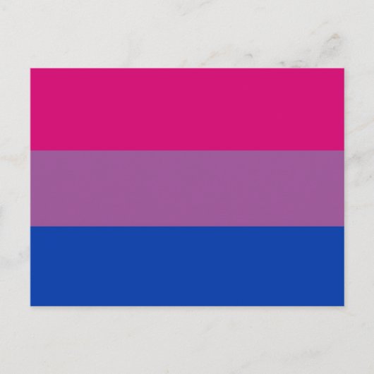Carte Postale Bisexual pride (Devant)