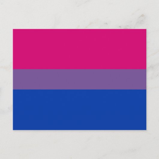 Carte Postale Bisexual pride (Devant)