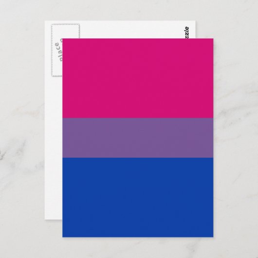 Carte Postale Bisexual pride (Devant / Derrière)