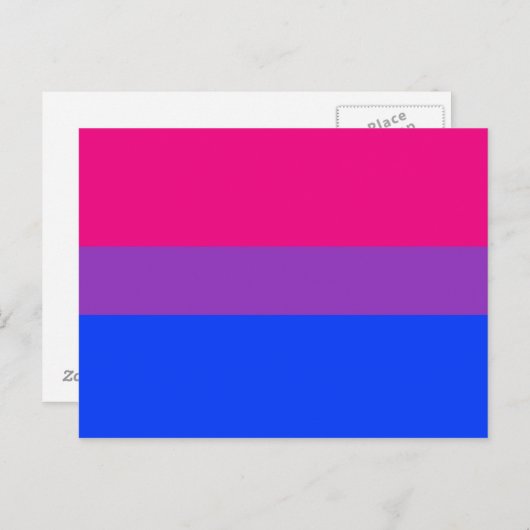 Carte Postale Bisexual pride (Devant / Derrière)