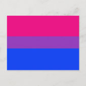 Carte Postale Bisexual pride (Devant)