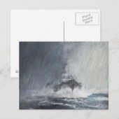 Carte Postale Bismarck à travers les rideaux de pluie manches (Devant / Derrière)