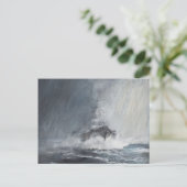 Carte Postale Bismarck à travers les rideaux de pluie manches (Debout devant)