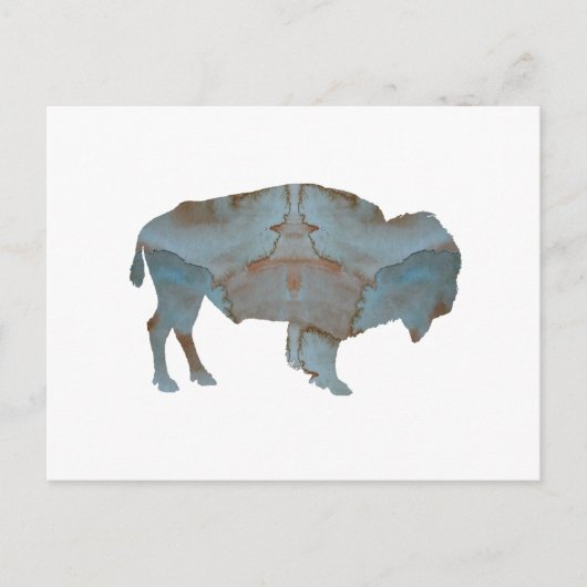 Carte Postale Bison (Devant)