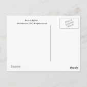 Carte Postale Bison au parc de LBJ (Dos)