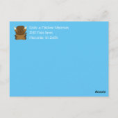 Carte Postale Bison Buffalo Nouveau Faire-part bébé (Dos)