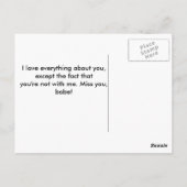 Carte Postale Bison de Buffalo américain (Dos)