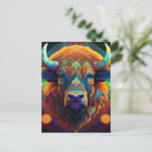 Carte Postale Bison IA (Debout devant)