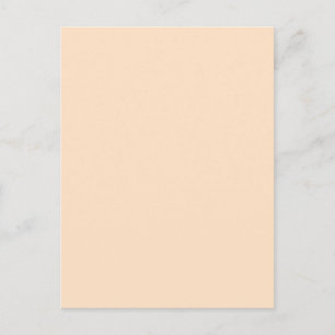 Carte Postale Bisque Beige crème Solid Trend Arrière - plan coul