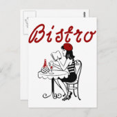Carte Postale Bistro (Devant / Derrière)