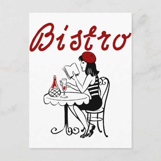 Carte Postale Bistro (Devant)