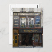 Carte Postale Bistrot Dui ~ Bar à vin ~ Restaurant ~ Paris Franc (Devant / Derrière)