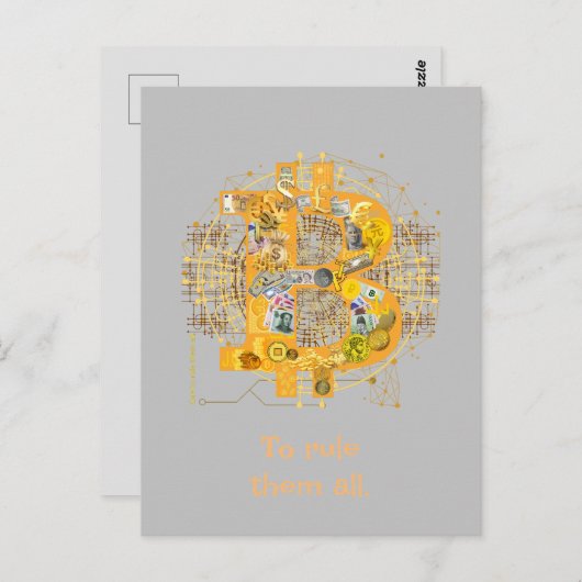 Carte Postale Bitcoin (Devant / Derrière)