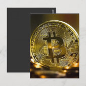 Carte Postale bitcoin (Devant / Derrière)