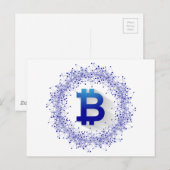 Carte Postale Bitcoin 5 (Devant / Derrière)
