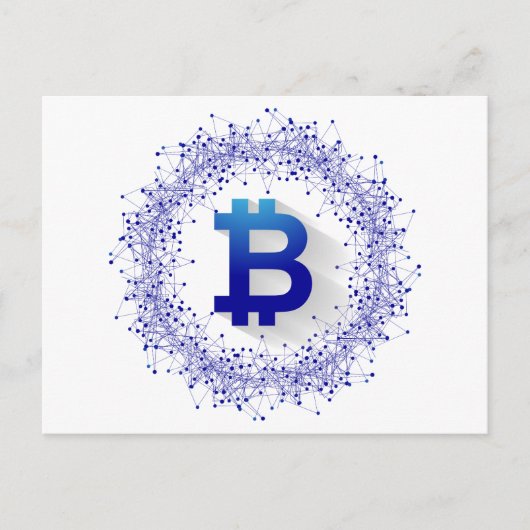 Carte Postale Bitcoin 5 (Devant)