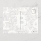 Carte Postale "Bitcoin Graffiti" (Style #2) Art de rue (Dos)