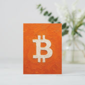 Carte Postale Bitcoin Standard (Huile, Style : 2) (Debout devant)