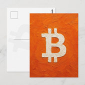 Carte Postale Bitcoin Standard (Huile, Style : 2) (Devant / Derrière)