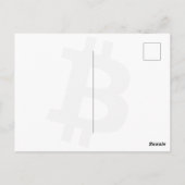 Carte Postale Bitcoin Standard (Huile, Style : 2) (Dos)