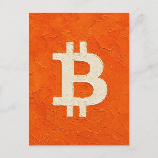 Carte Postale Bitcoin Standard (Huile, Style: 4) (Devant)
