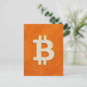 Carte Postale Bitcoin Standard (Pétrole, Style : 1) (Debout devant)