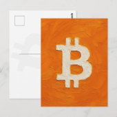 Carte Postale Bitcoin Standard (Pétrole, Style : 1) (Devant / Derrière)