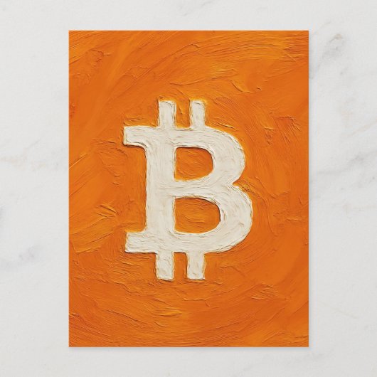 Carte Postale Bitcoin Standard (Pétrole, Style : 1) (Devant)