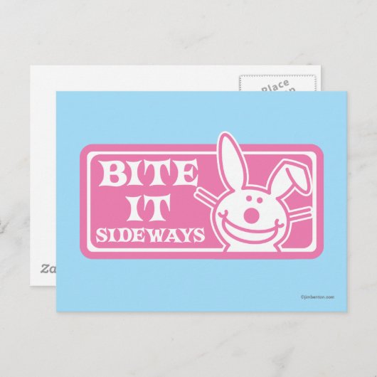 Carte Postale Bite it Sideways (Devant / Derrière)