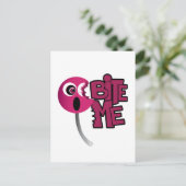 Carte Postale Bite Me - Sucker (Debout devant)