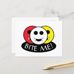 Carte Postale Bite-Moi ! Vampire