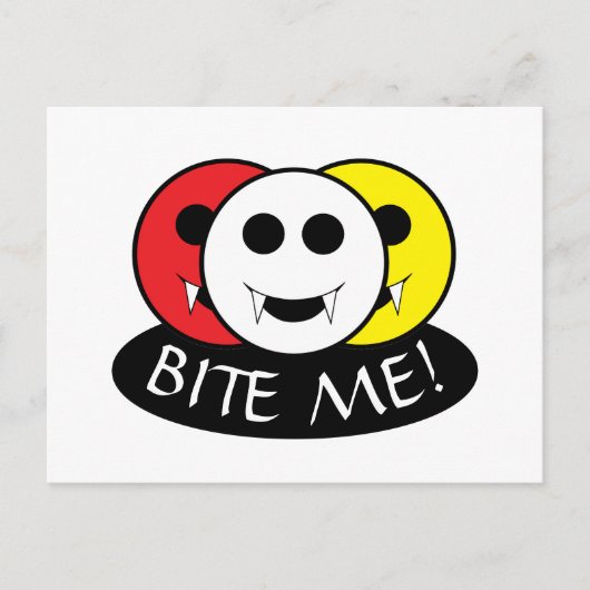 Carte Postale Bite-Moi ! Vampire (Devant)