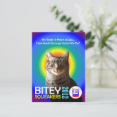 Carte postale Bitey/Squeakers Ticket (TM) 3 (Debout devant)