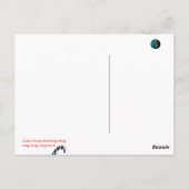 Carte Postale Bitten Apple (Dos)